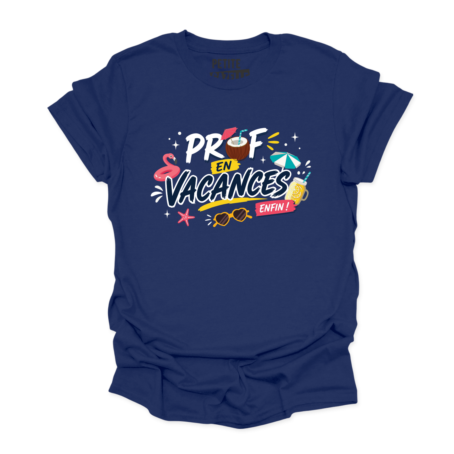 T-SHIRT COL ROND | Prof en vacances