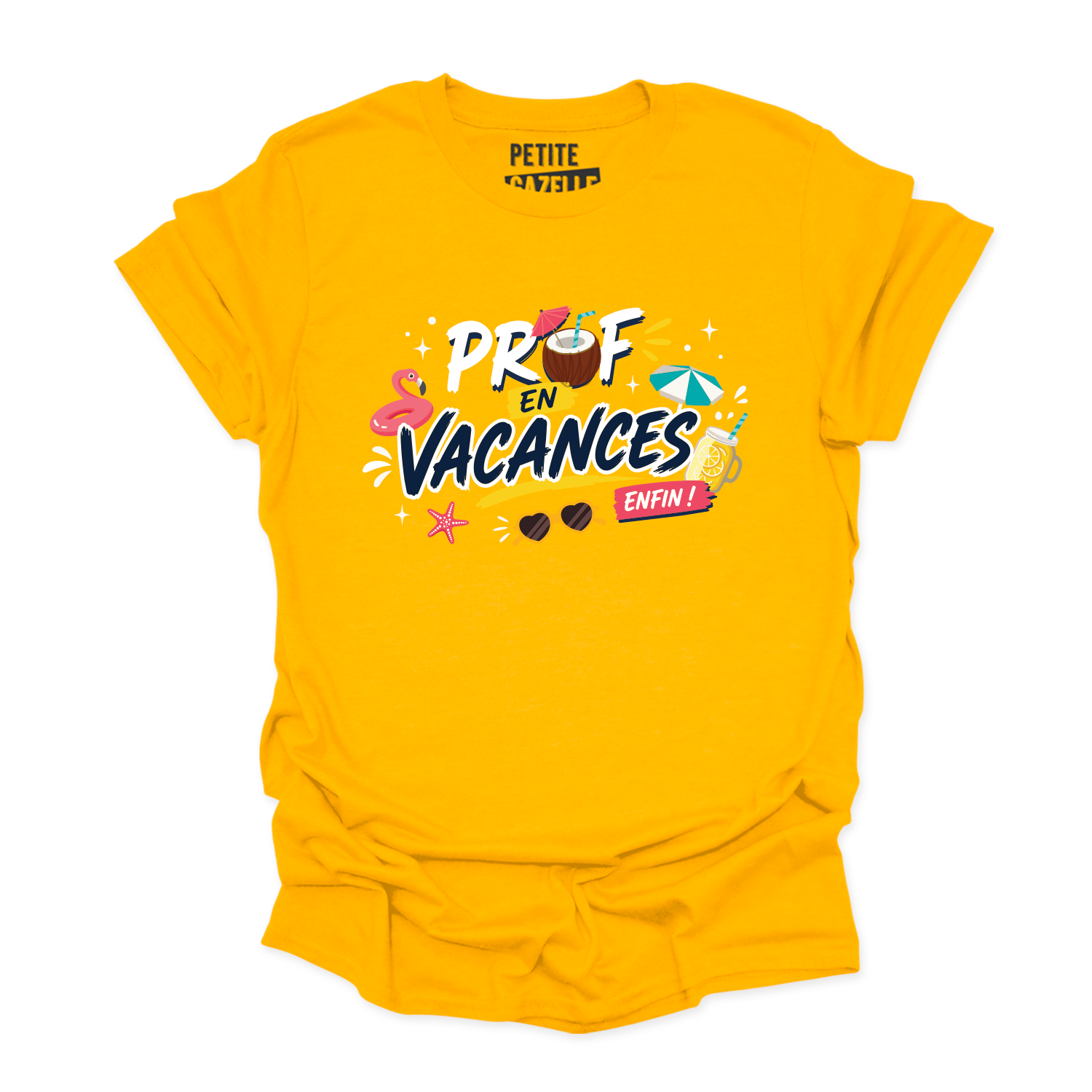 T-SHIRT COL ROND | Prof en vacances