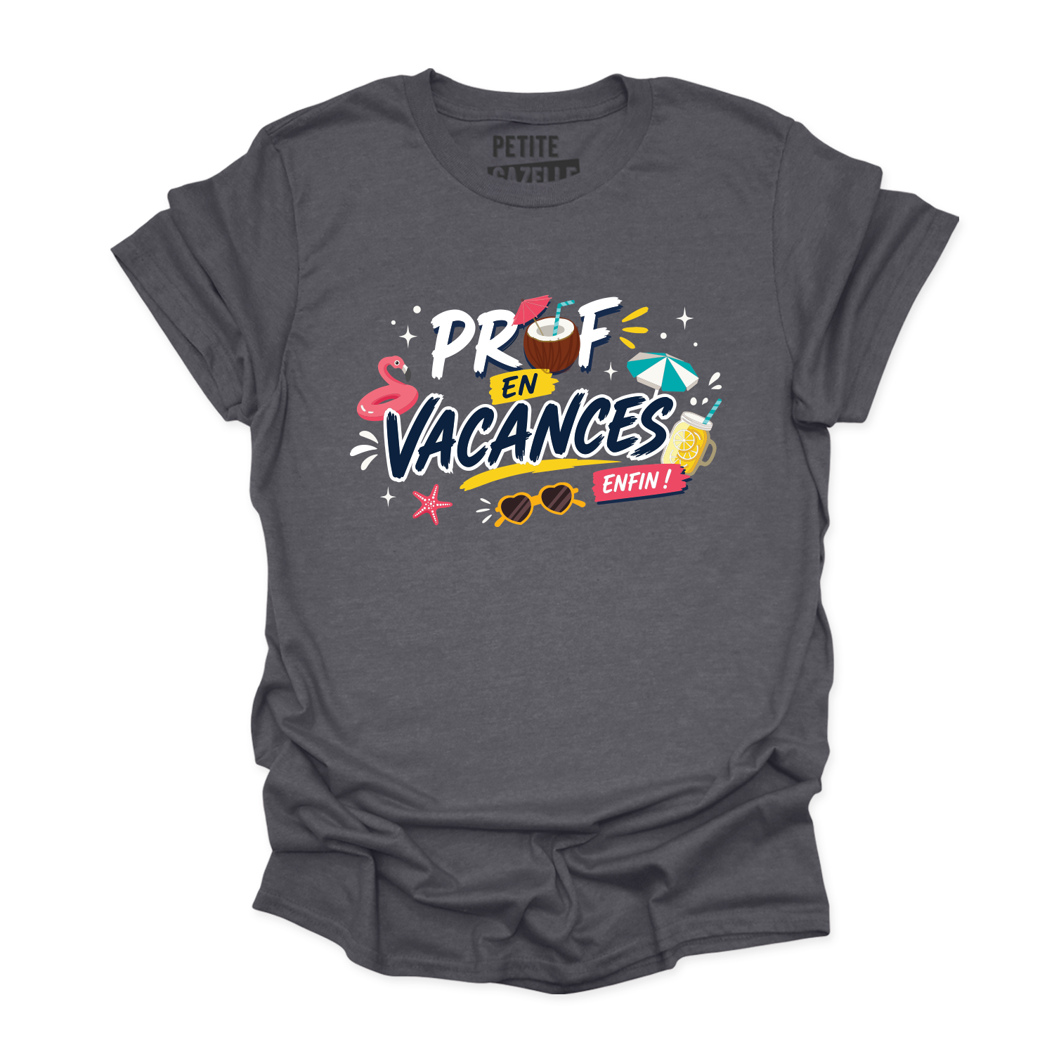 T-SHIRT COL ROND | Prof en vacances