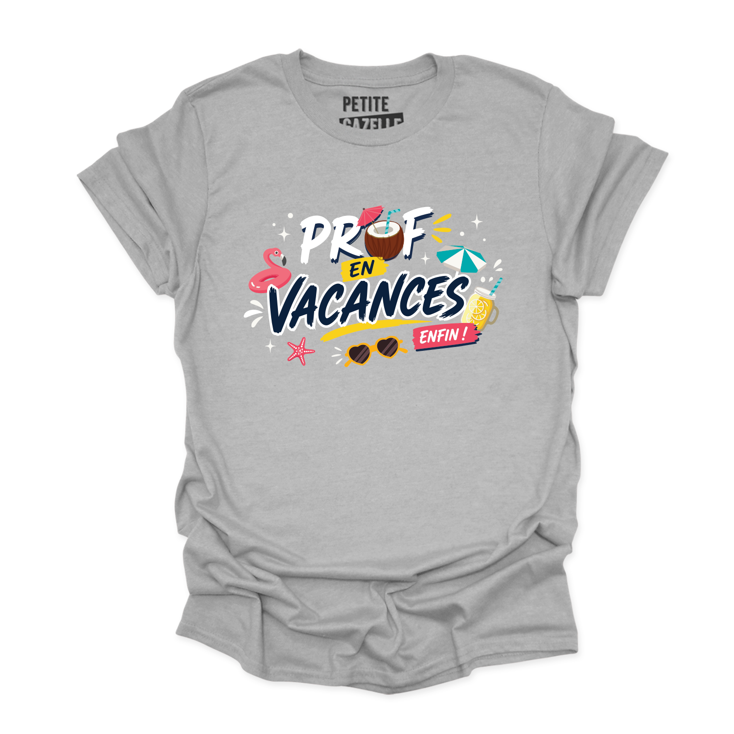 T-SHIRT COL ROND | Prof en vacances