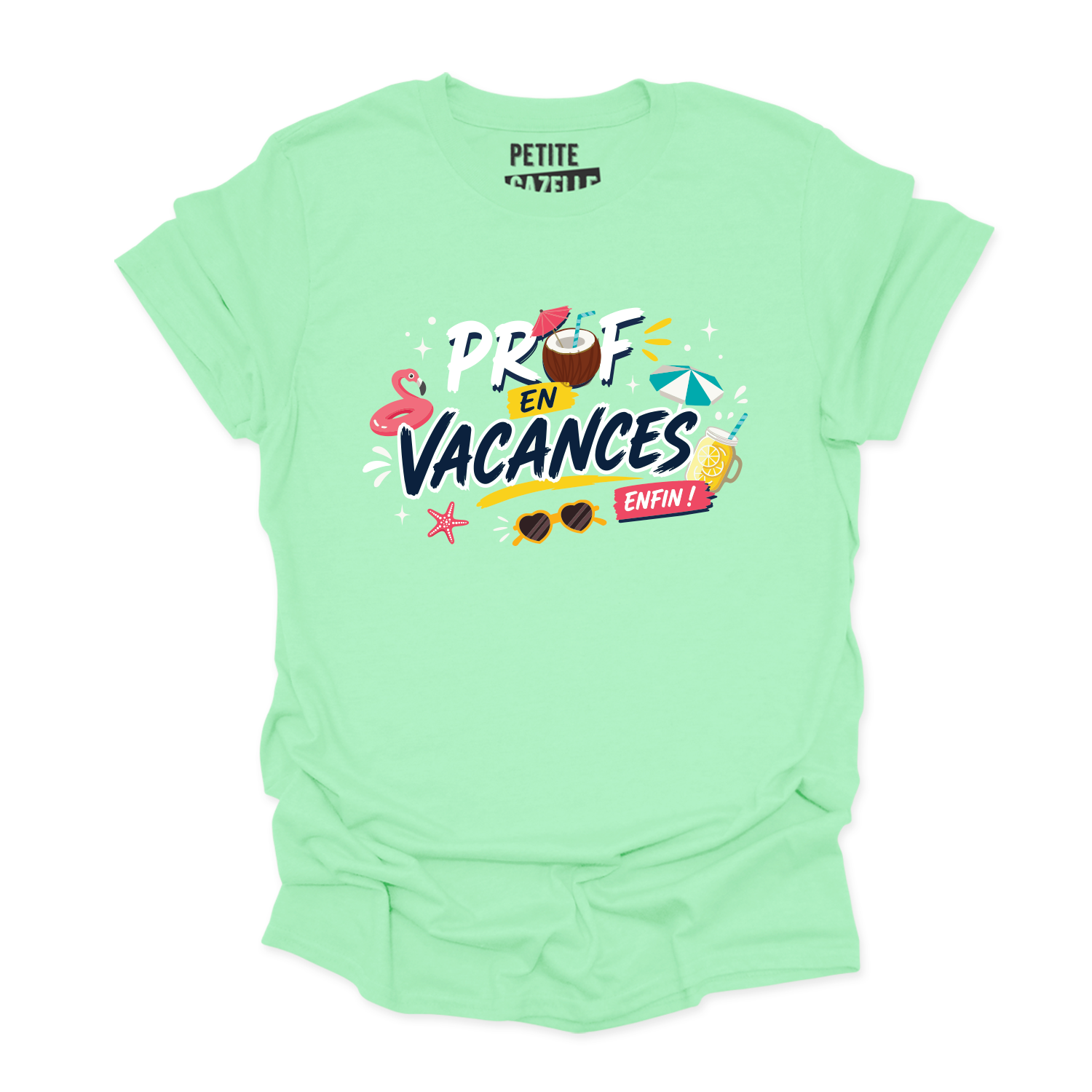 T-SHIRT COL ROND | Prof en vacances