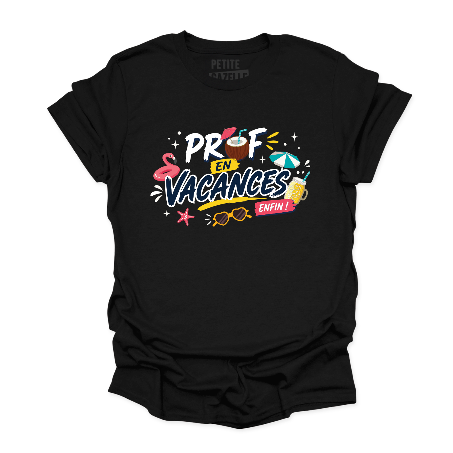 T-SHIRT COL ROND | Prof en vacances
