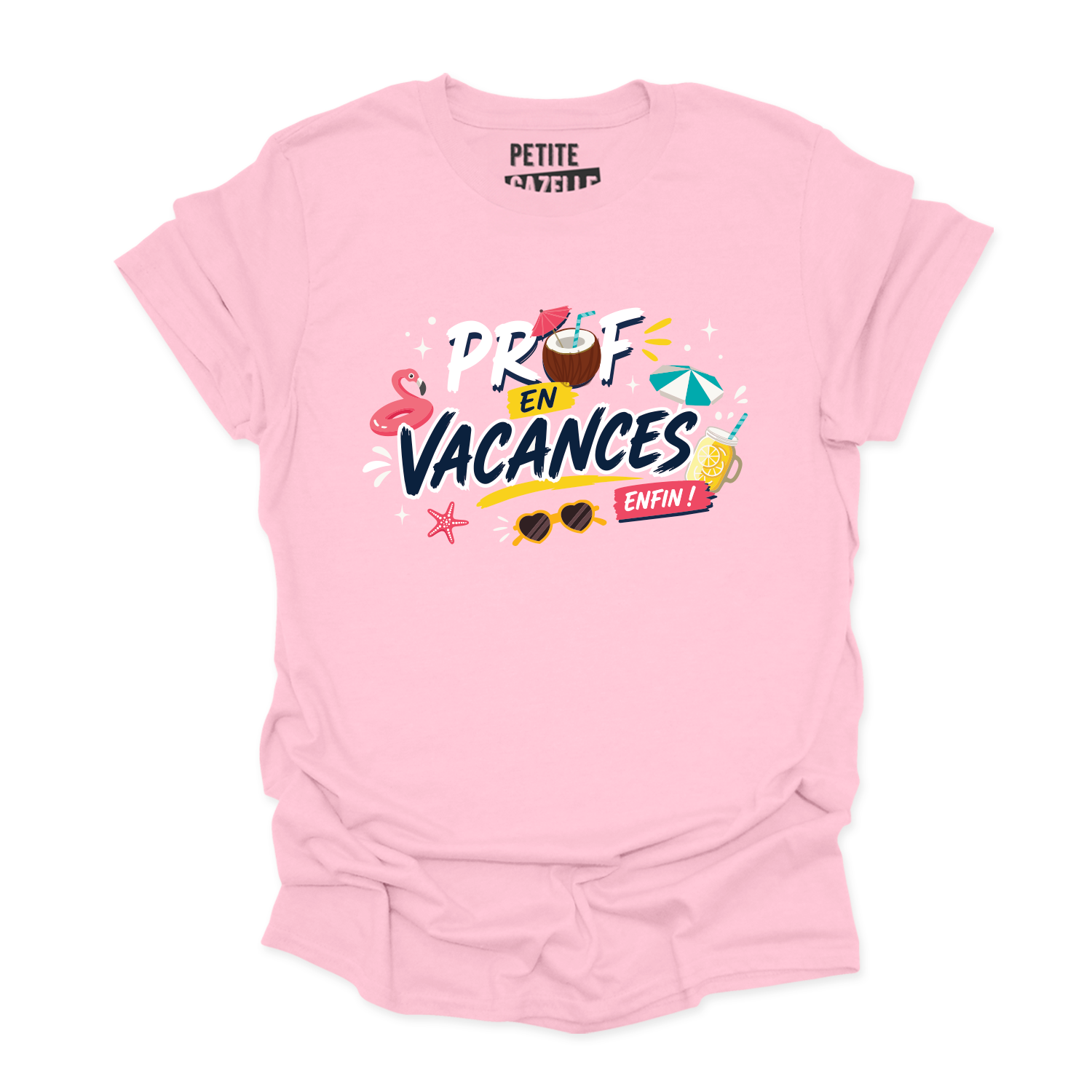 T-SHIRT COL ROND | Prof en vacances