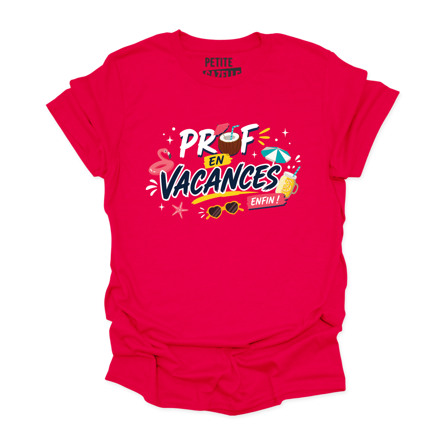 T-SHIRT COL ROND | Prof en vacances