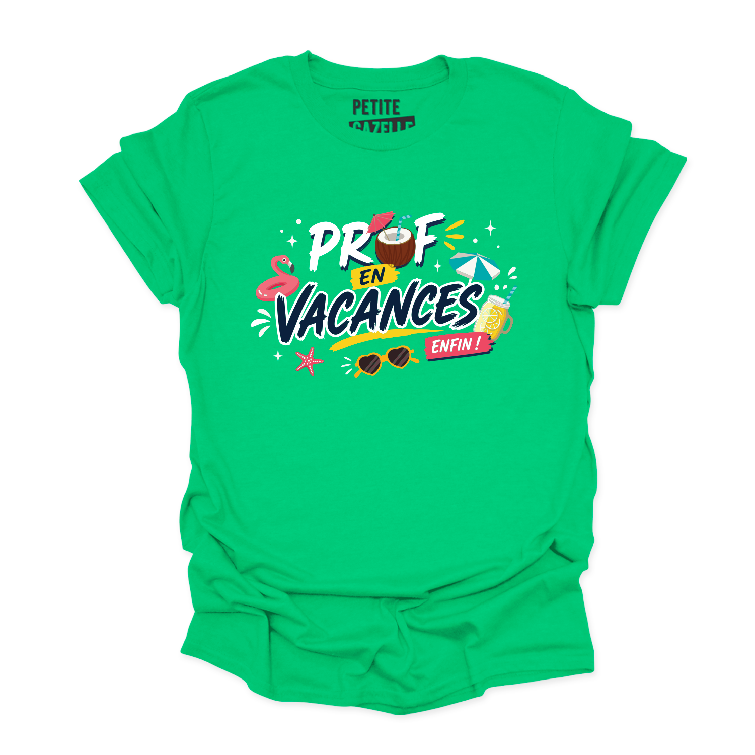 T-SHIRT COL ROND | Prof en vacances