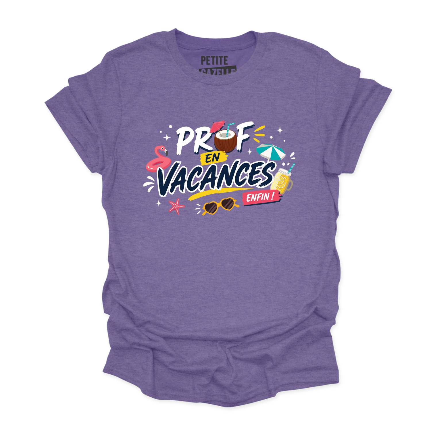 T-SHIRT COL ROND | Prof en vacances