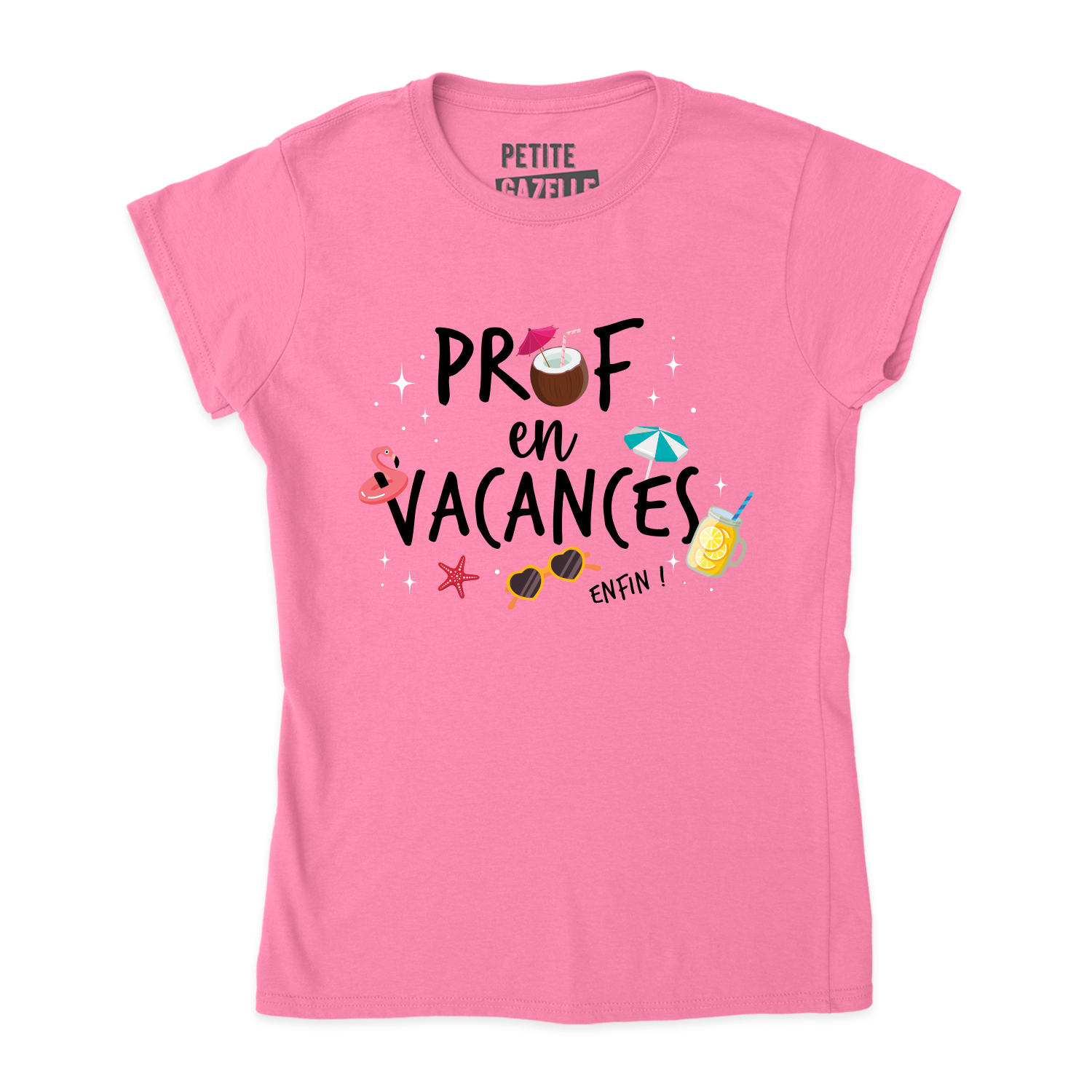 TSHIRT AJUSTÉ | Prof en vacances, enfin !