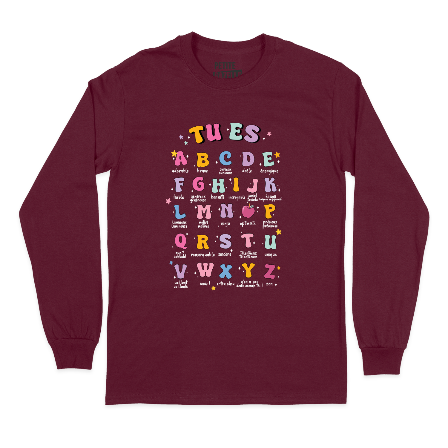 T-SHIRT À MANCHES LONGUES | Tu es ...