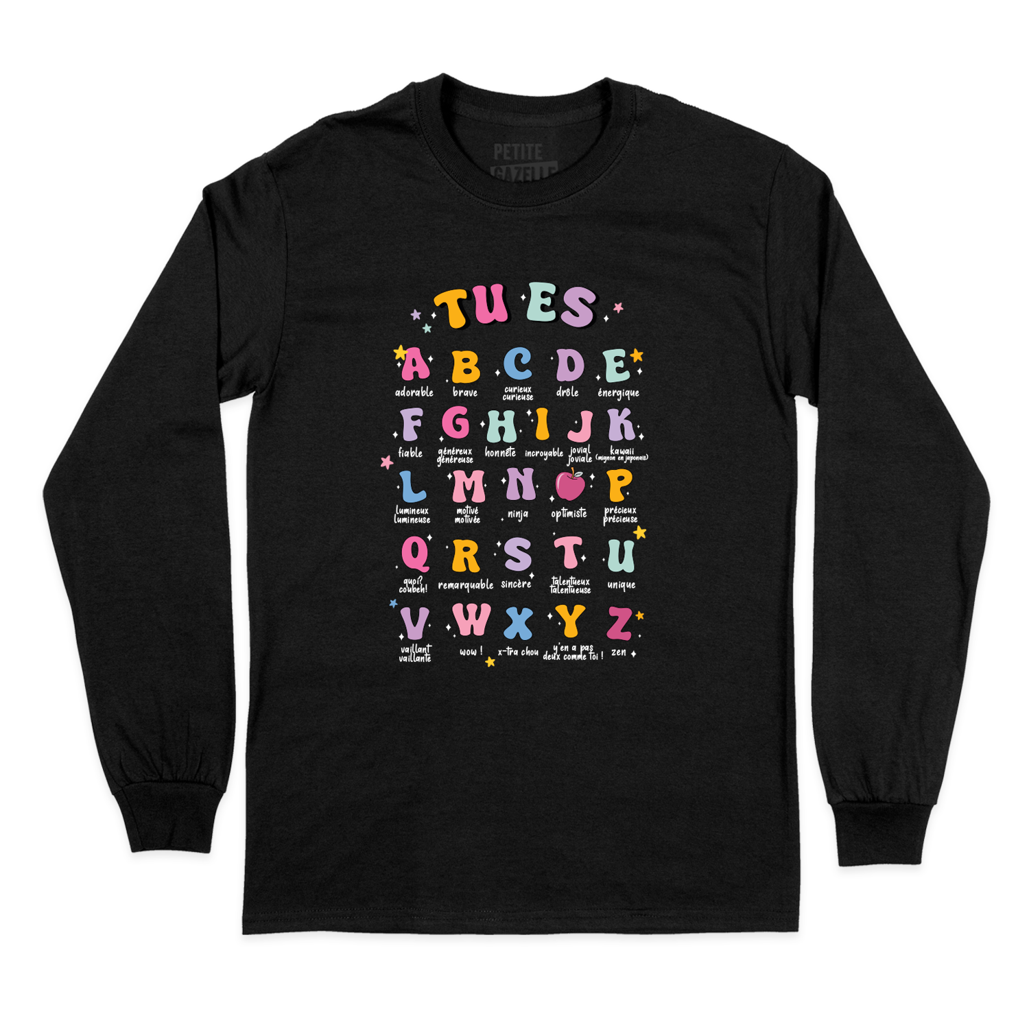 T-SHIRT À MANCHES LONGUES | Tu es ...
