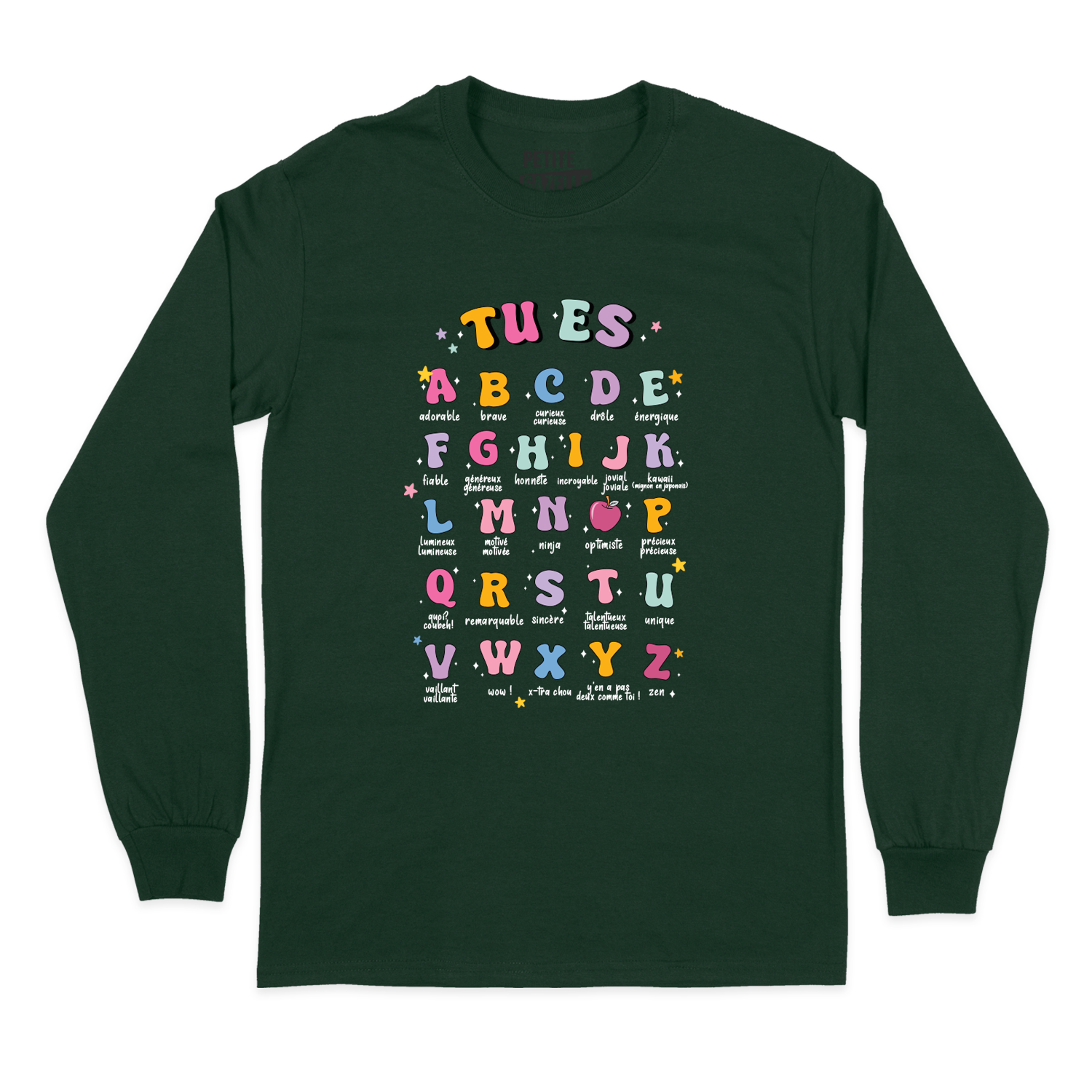 T-SHIRT À MANCHES LONGUES | Tu es ...