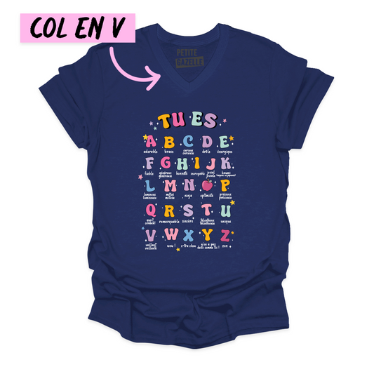 TSHIRT COL en V | Tu es ...