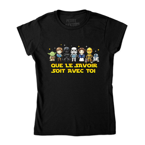 TSHIRT AJUSTÉ | Que le savoir soit avec toi