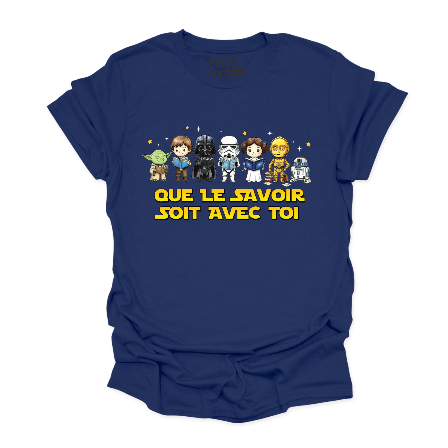 T-SHIRT COL ROND | Que le savoir soit avec toi