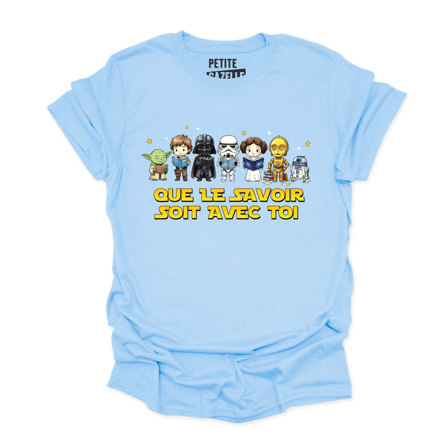 T-SHIRT COL ROND | Que le savoir soit avec toi