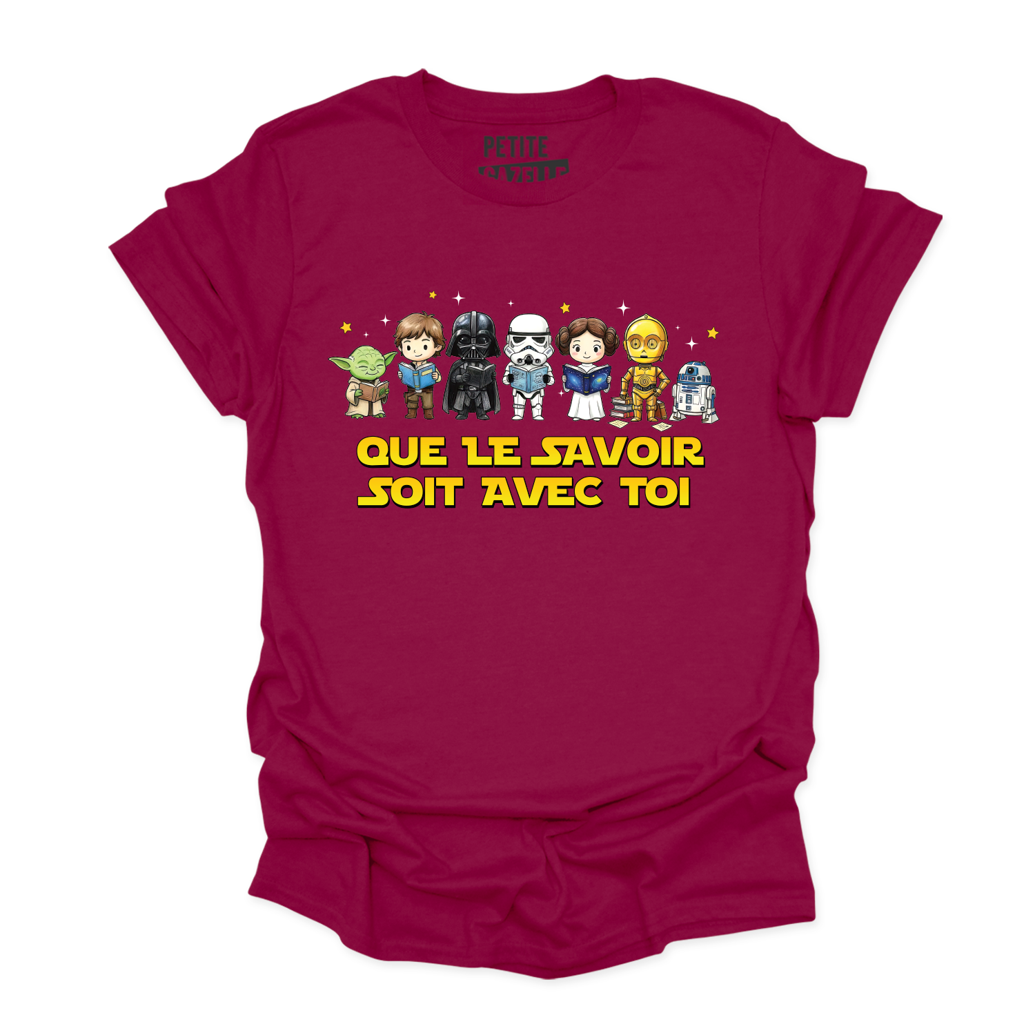 T-SHIRT COL ROND | Que le savoir soit avec toi