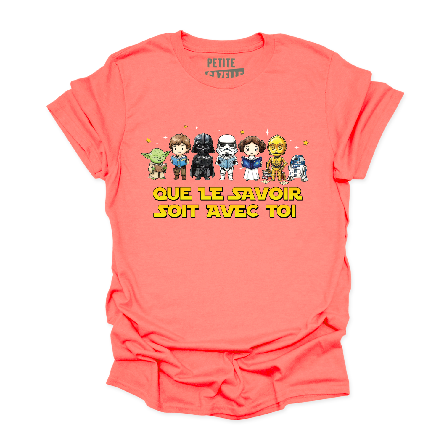 T-SHIRT COL ROND | Que le savoir soit avec toi