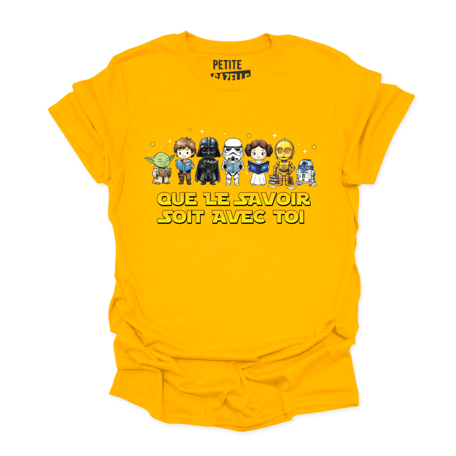 T-SHIRT COL ROND | Que le savoir soit avec toi
