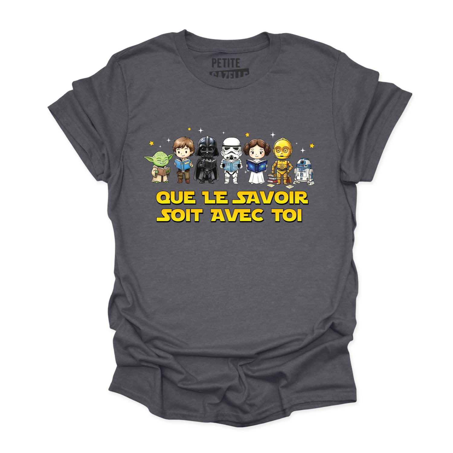 T-SHIRT COL ROND | Que le savoir soit avec toi