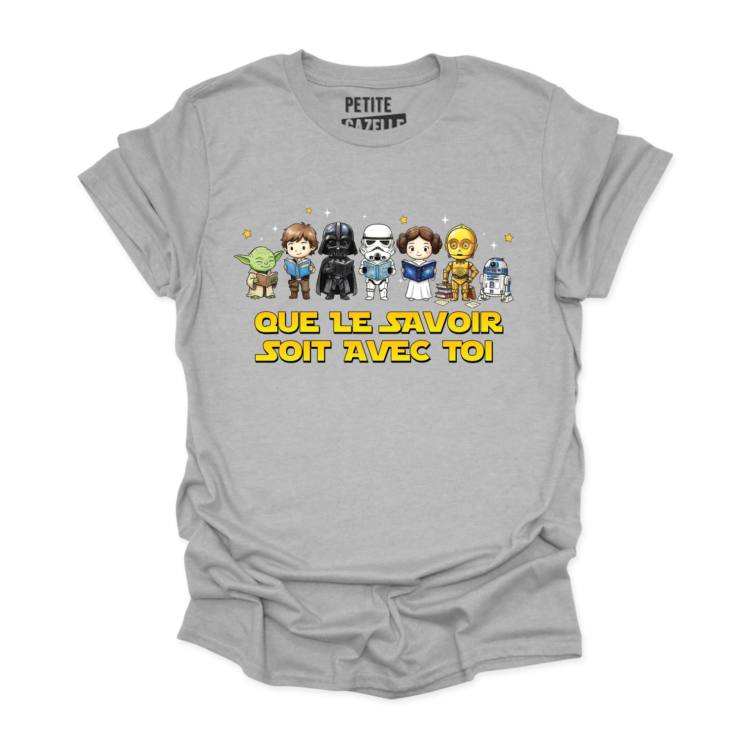 T-SHIRT COL ROND | Que le savoir soit avec toi