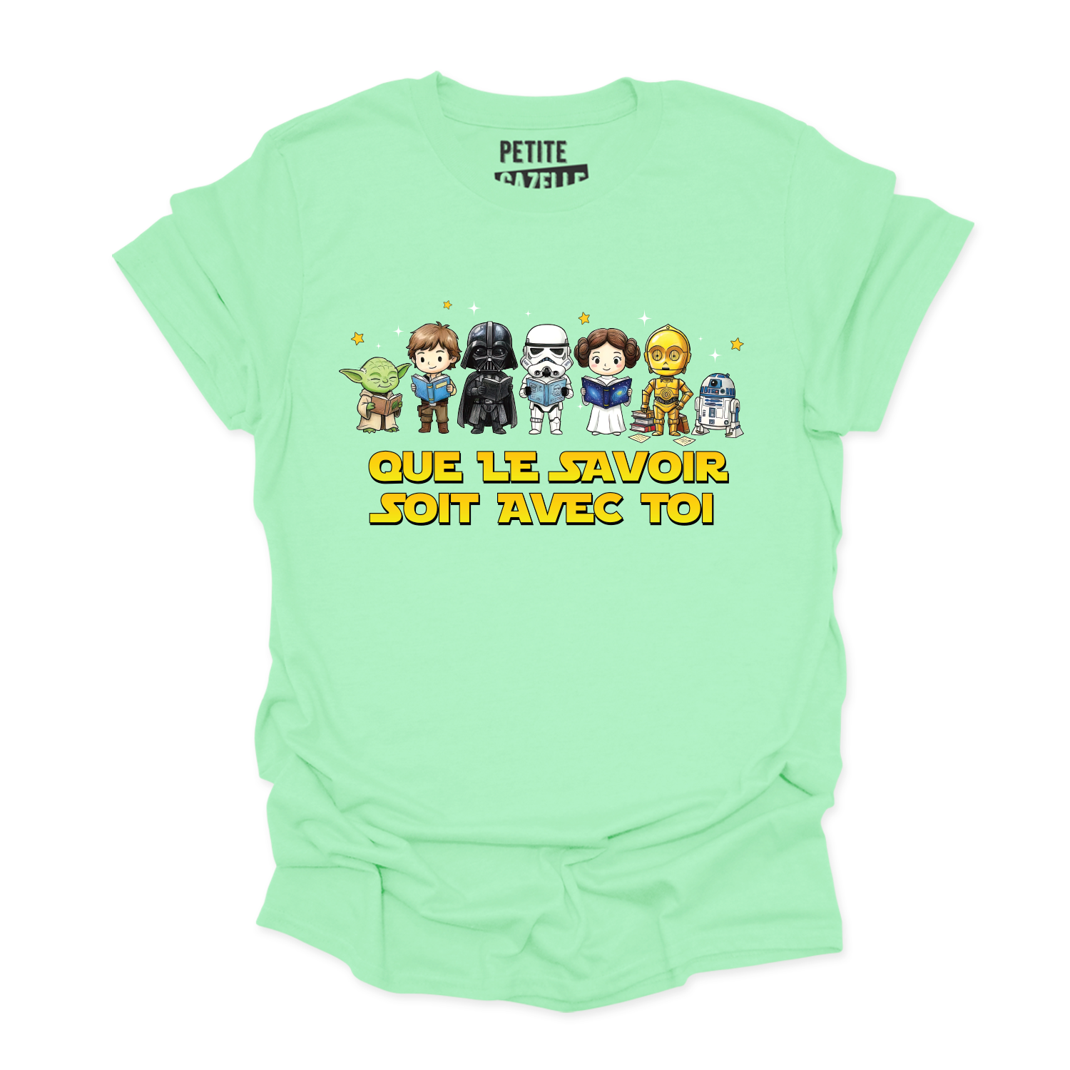 T-SHIRT COL ROND | Que le savoir soit avec toi