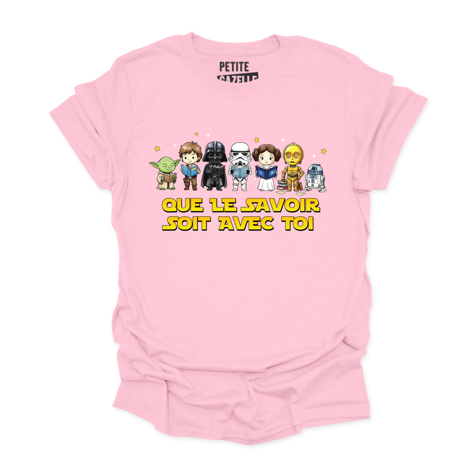 T-SHIRT COL ROND | Que le savoir soit avec toi