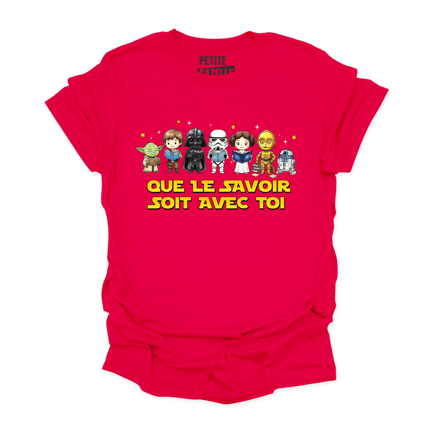 T-SHIRT COL ROND | Que le savoir soit avec toi