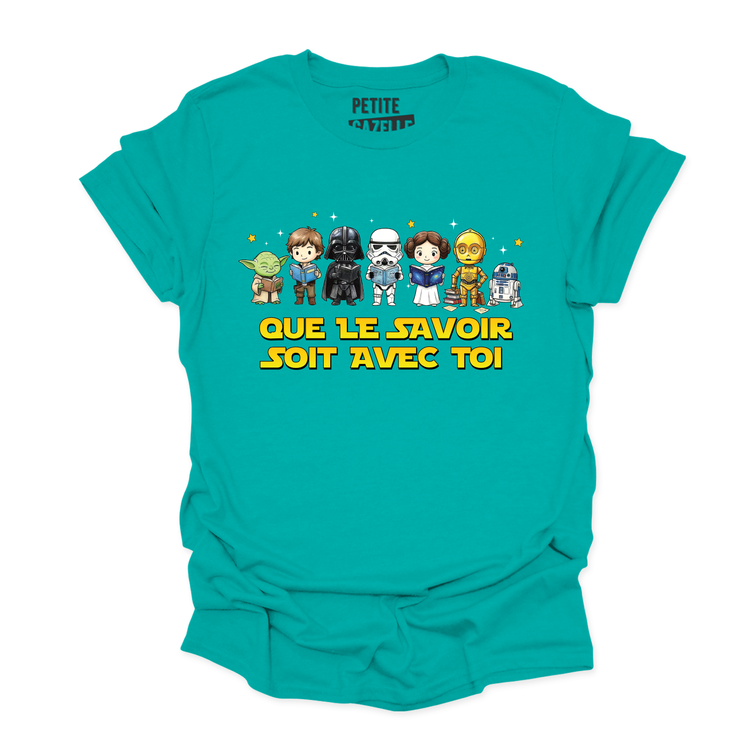 T-SHIRT COL ROND | Que le savoir soit avec toi