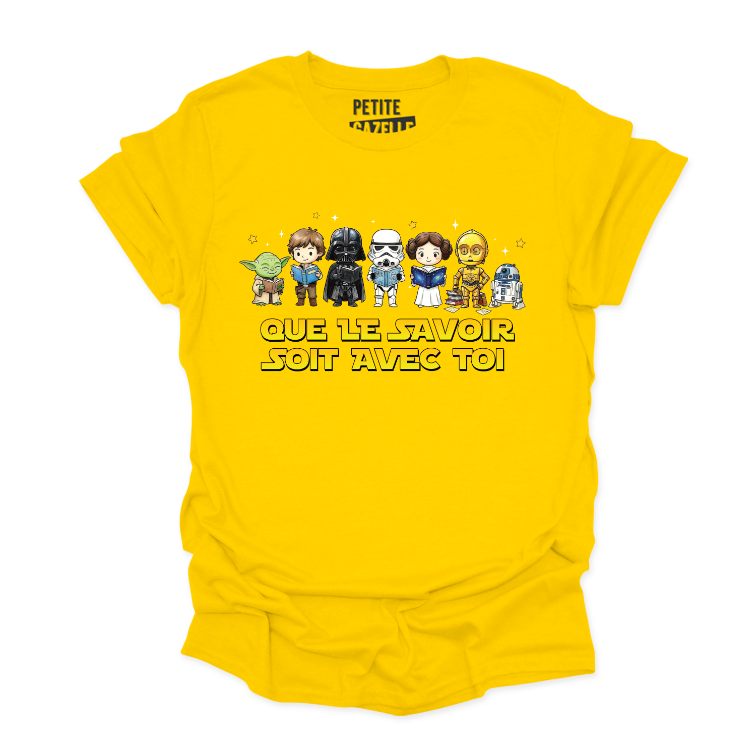 T-SHIRT COL ROND | Que le savoir soit avec toi