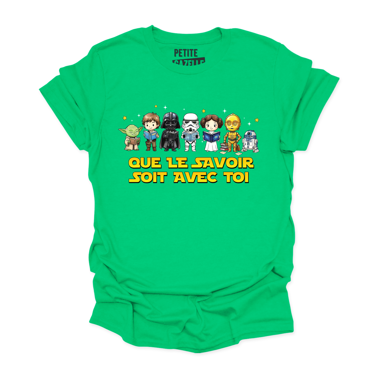 T-SHIRT COL ROND | Que le savoir soit avec toi