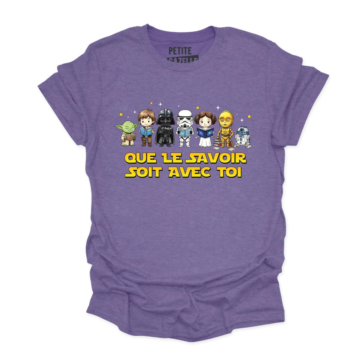 T-SHIRT COL ROND | Que le savoir soit avec toi