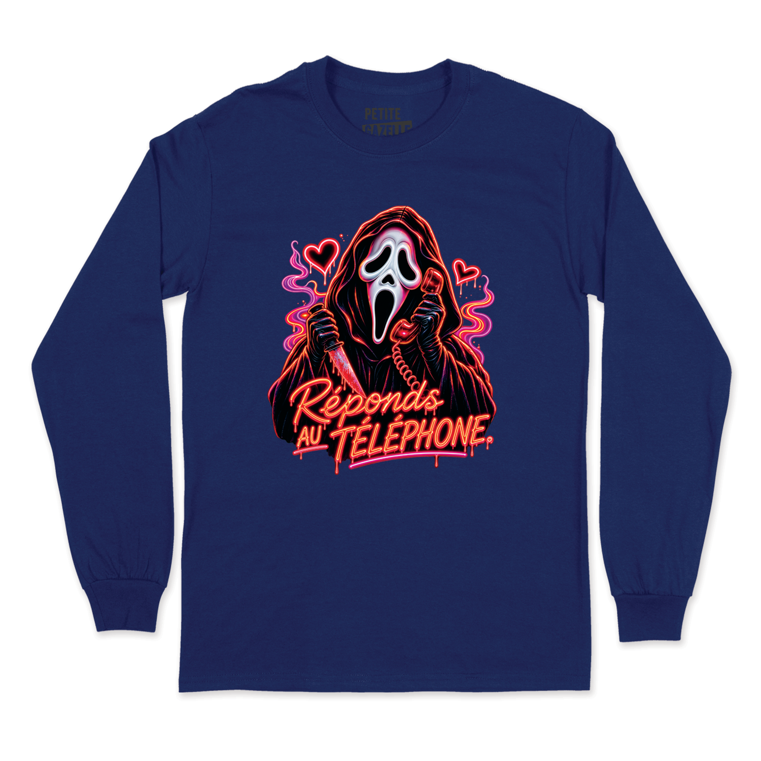 T-SHIRT À MANCHES LONGUES | Réponds au téléphone