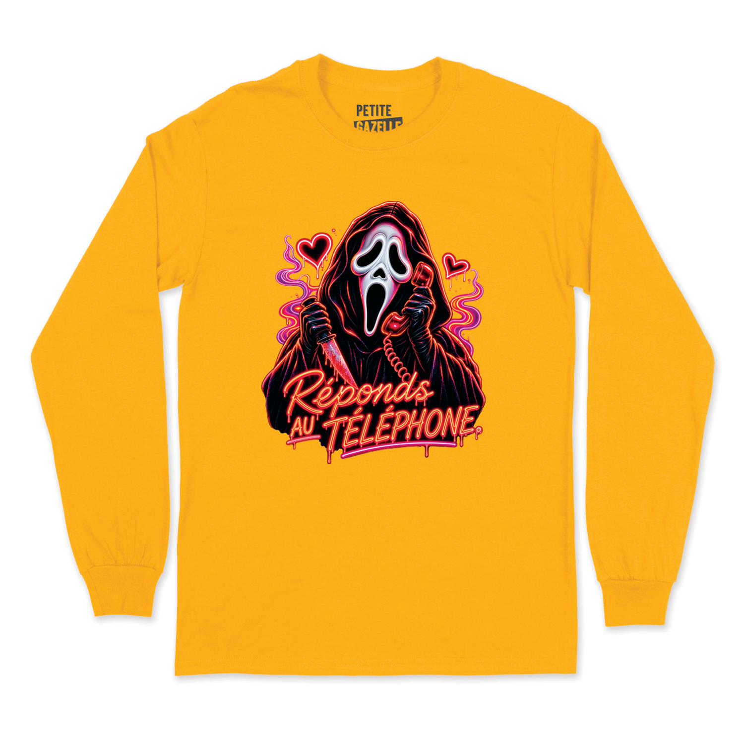 T-SHIRT À MANCHES LONGUES | Réponds au téléphone