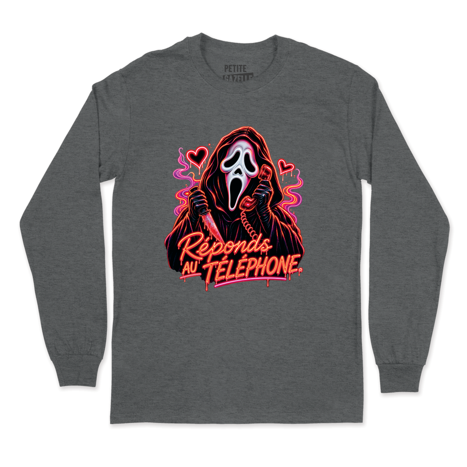 T-SHIRT À MANCHES LONGUES | Réponds au téléphone