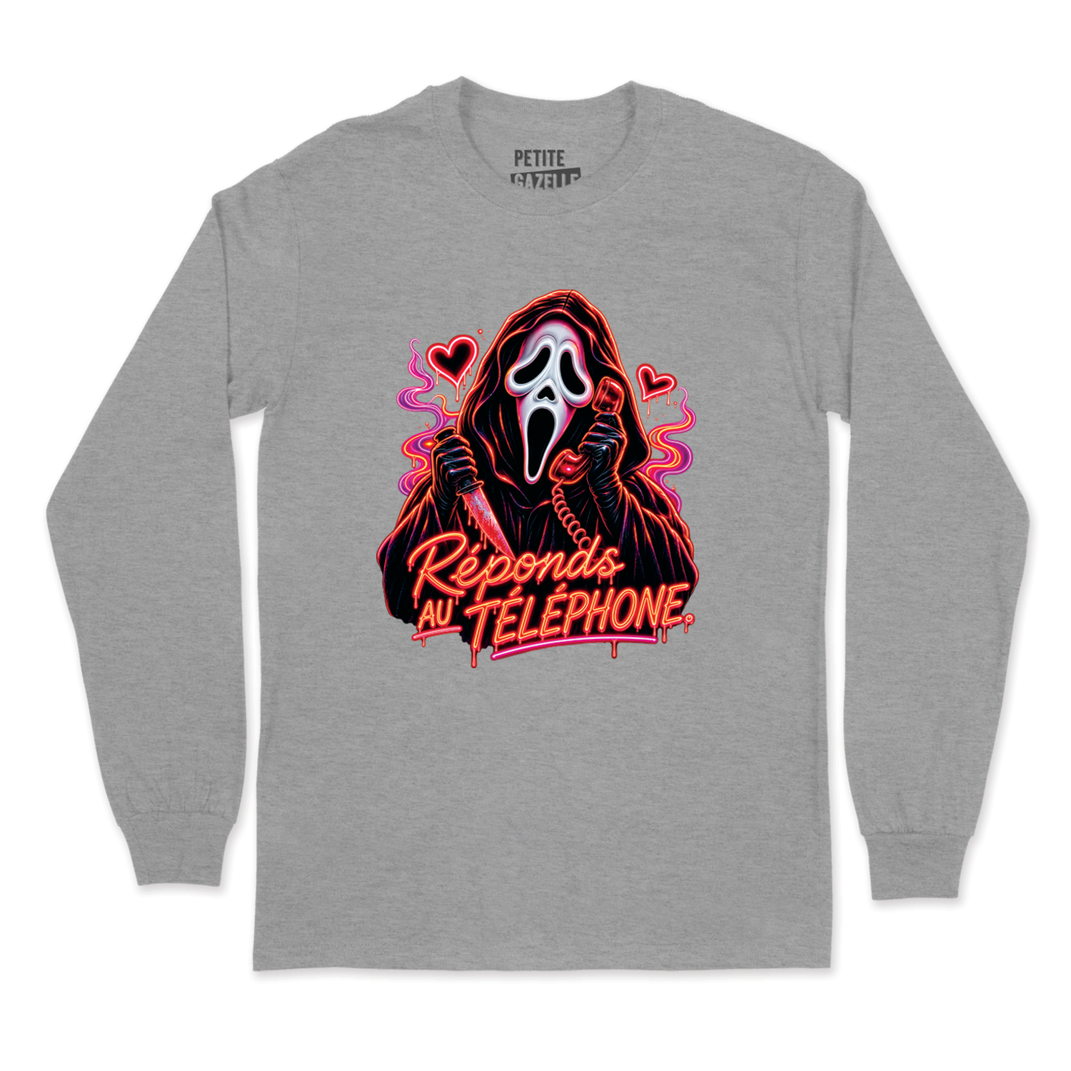 T-SHIRT À MANCHES LONGUES | Réponds au téléphone