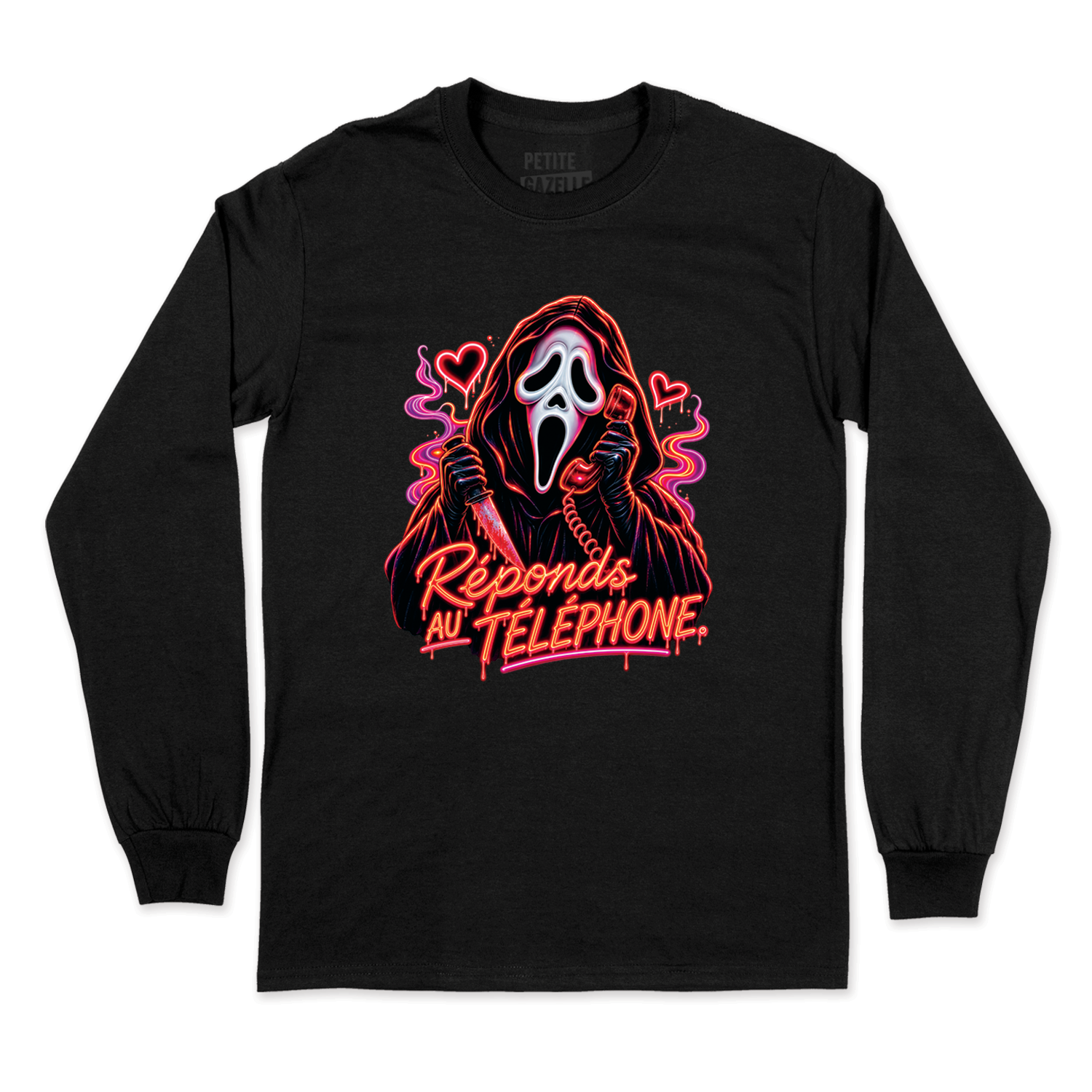 T-SHIRT À MANCHES LONGUES | Réponds au téléphone