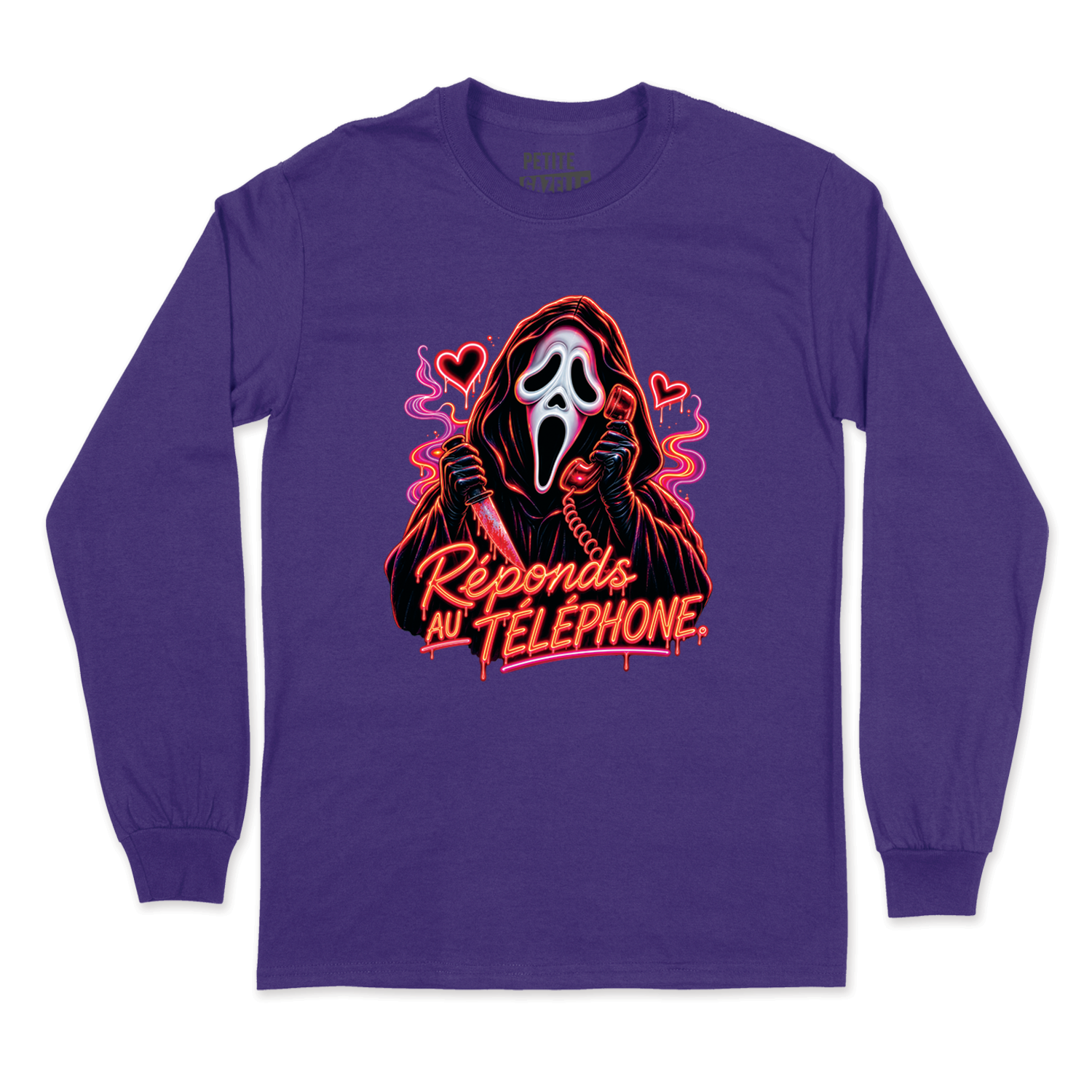 T-SHIRT À MANCHES LONGUES | Réponds au téléphone