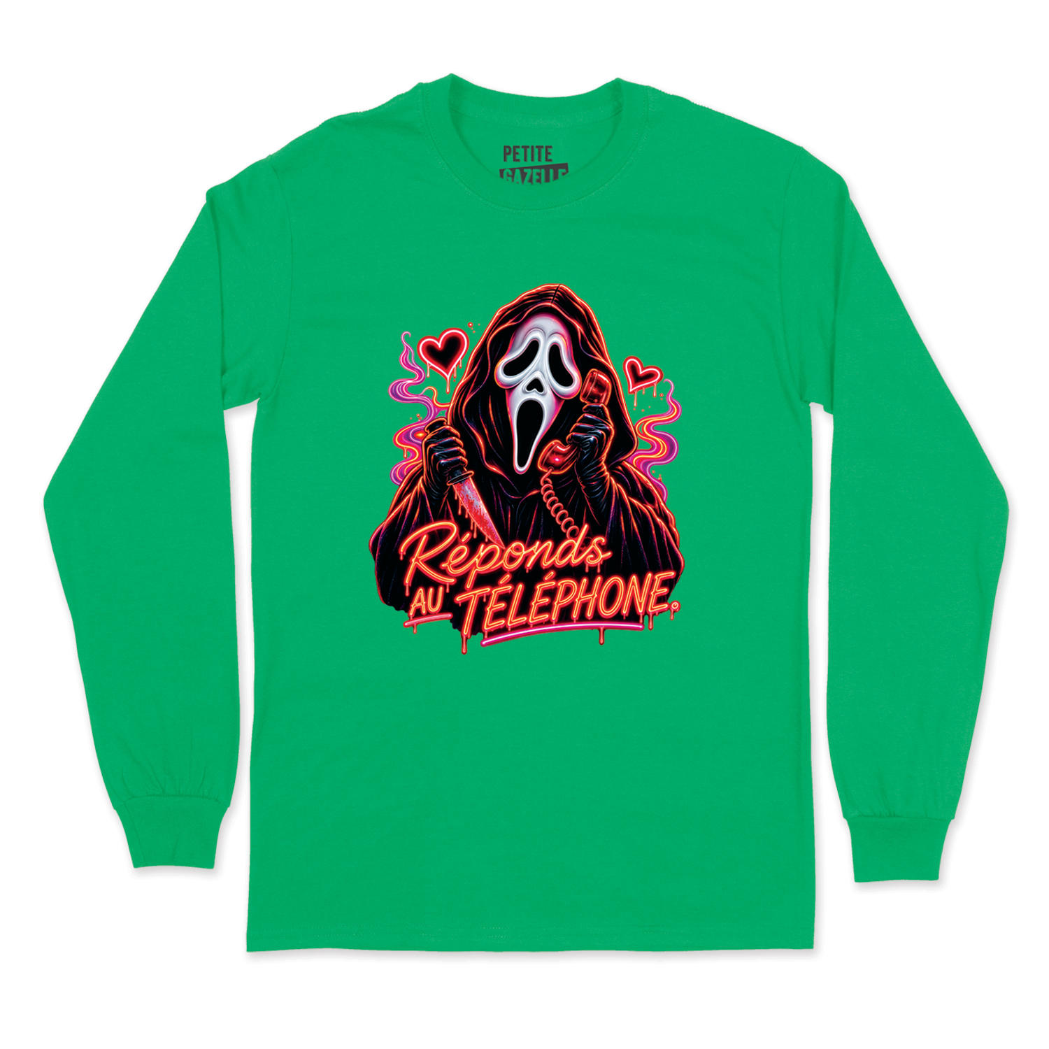 T-SHIRT À MANCHES LONGUES | Réponds au téléphone