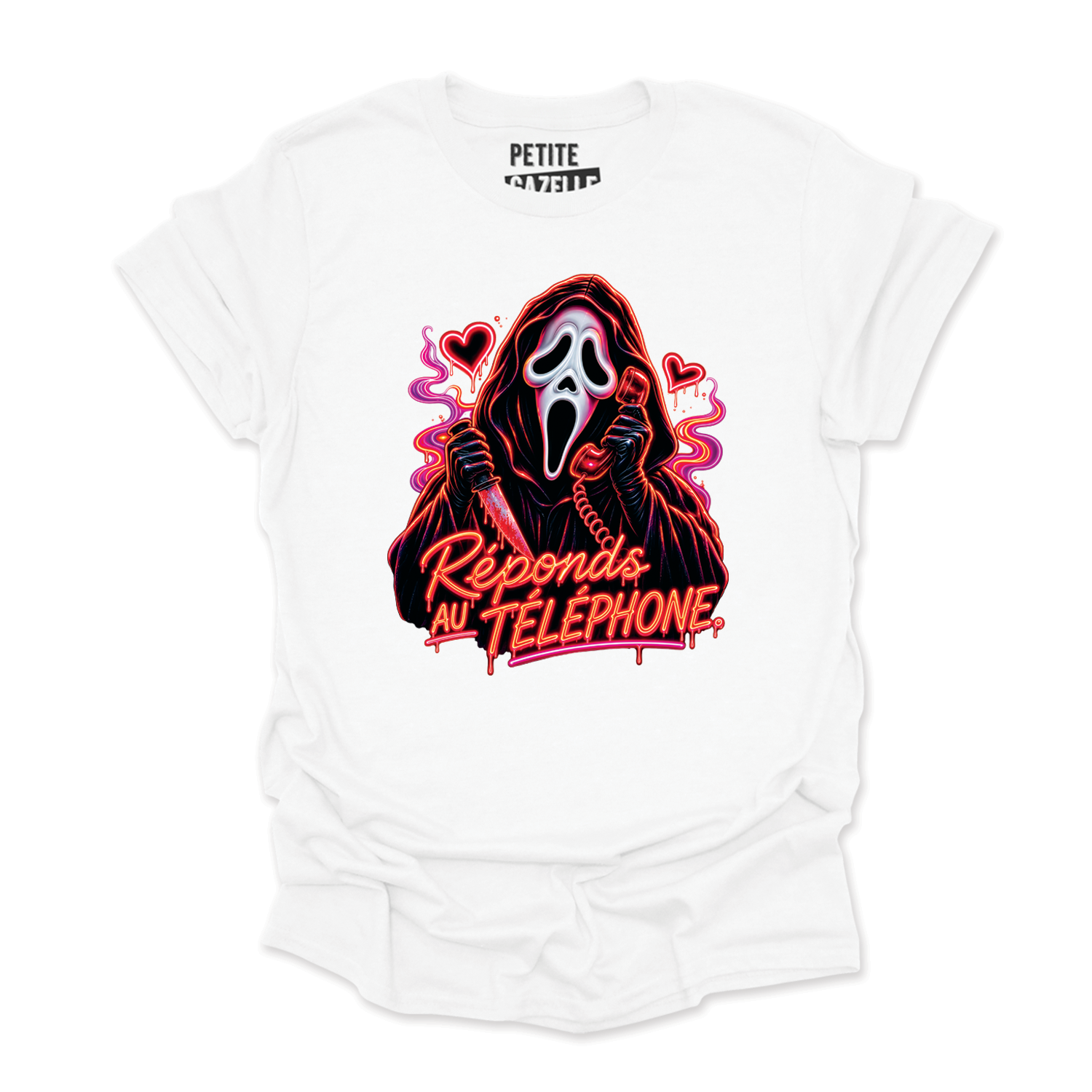 T-SHIRT COL ROND | Réponds au téléphone