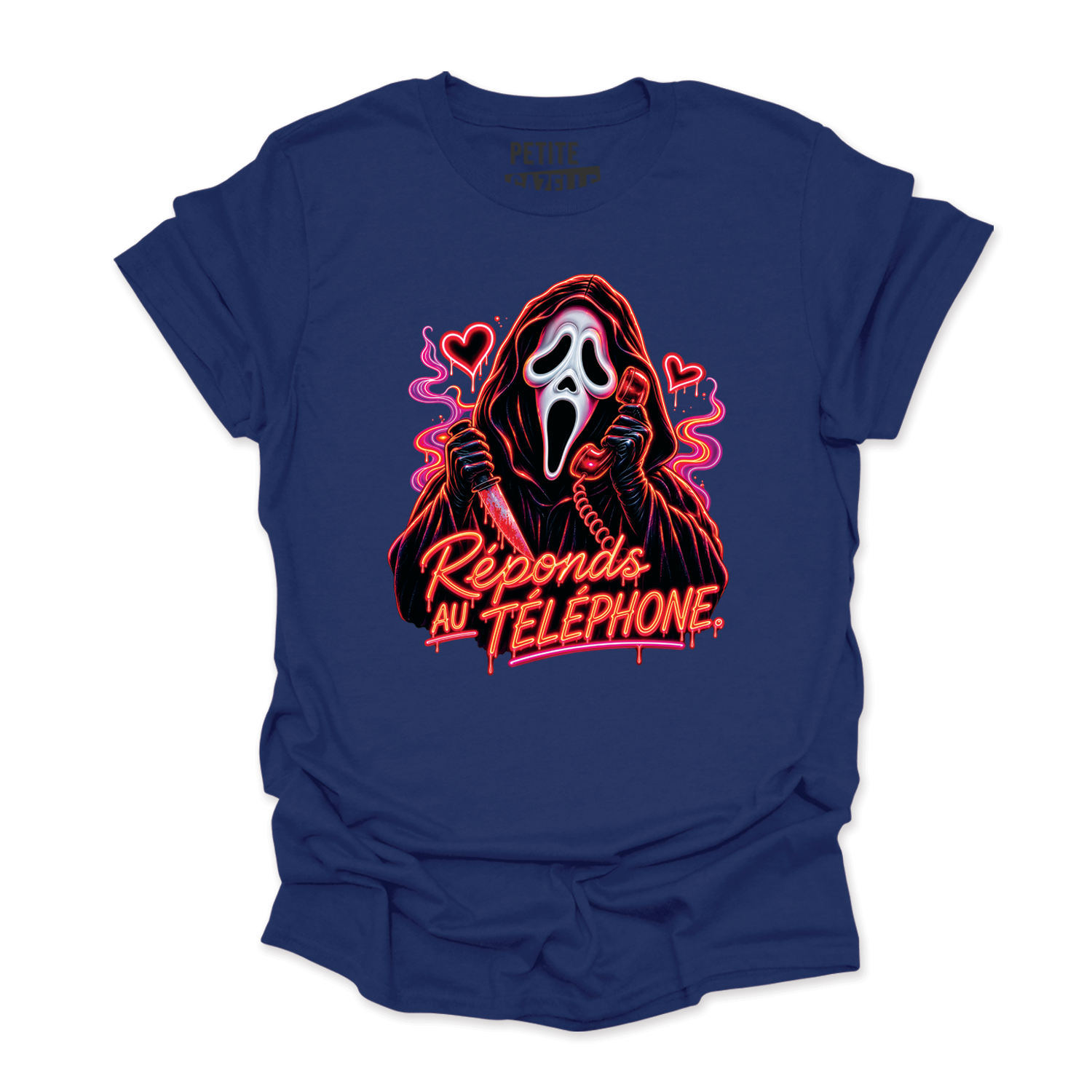 T-SHIRT COL ROND | Réponds au téléphone