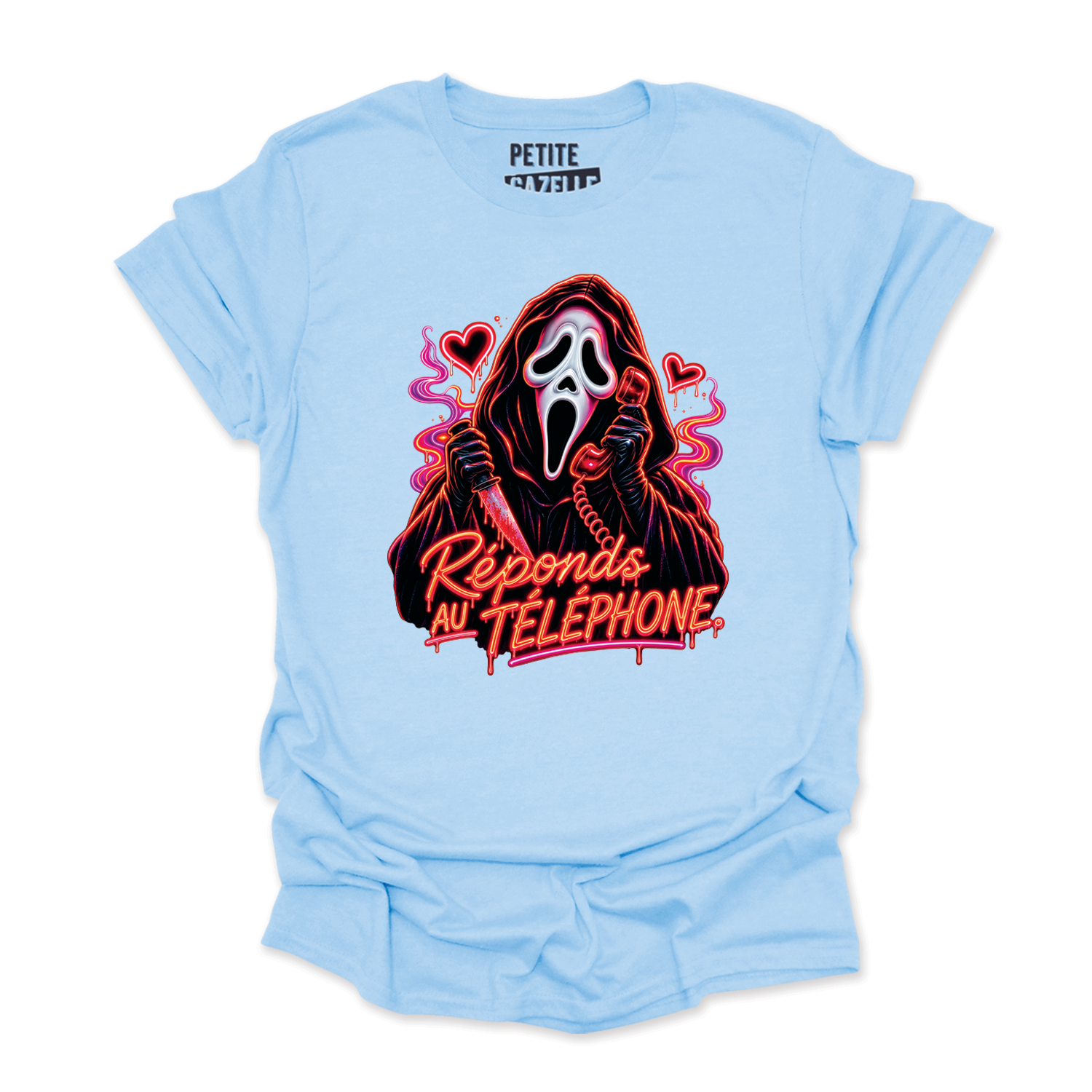 T-SHIRT COL ROND | Réponds au téléphone