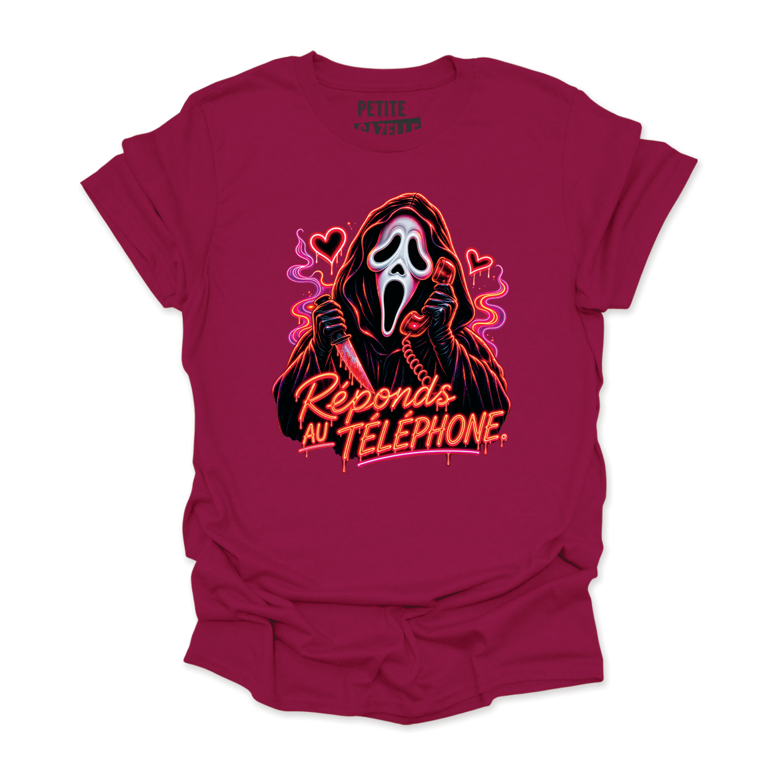 T-SHIRT COL ROND | Réponds au téléphone