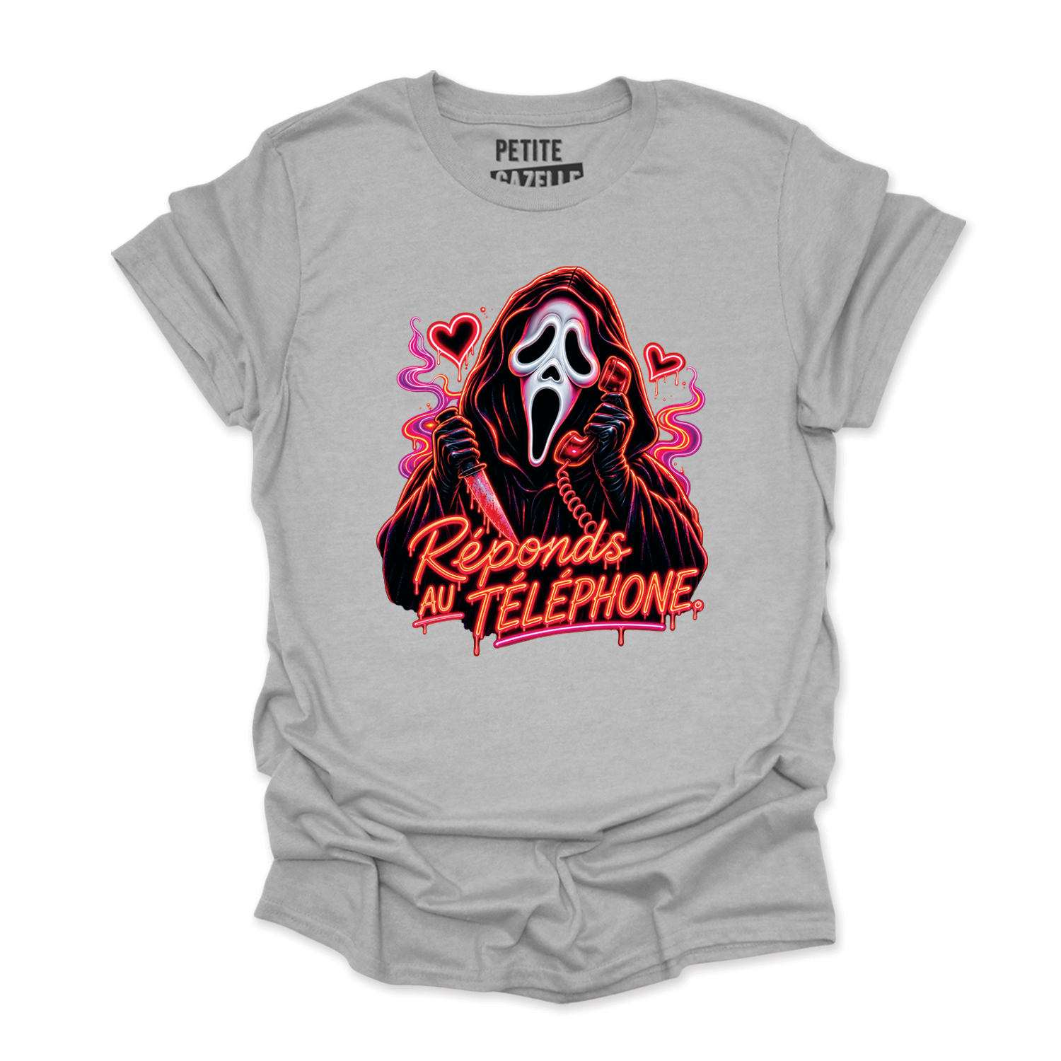 T-SHIRT COL ROND | Réponds au téléphone