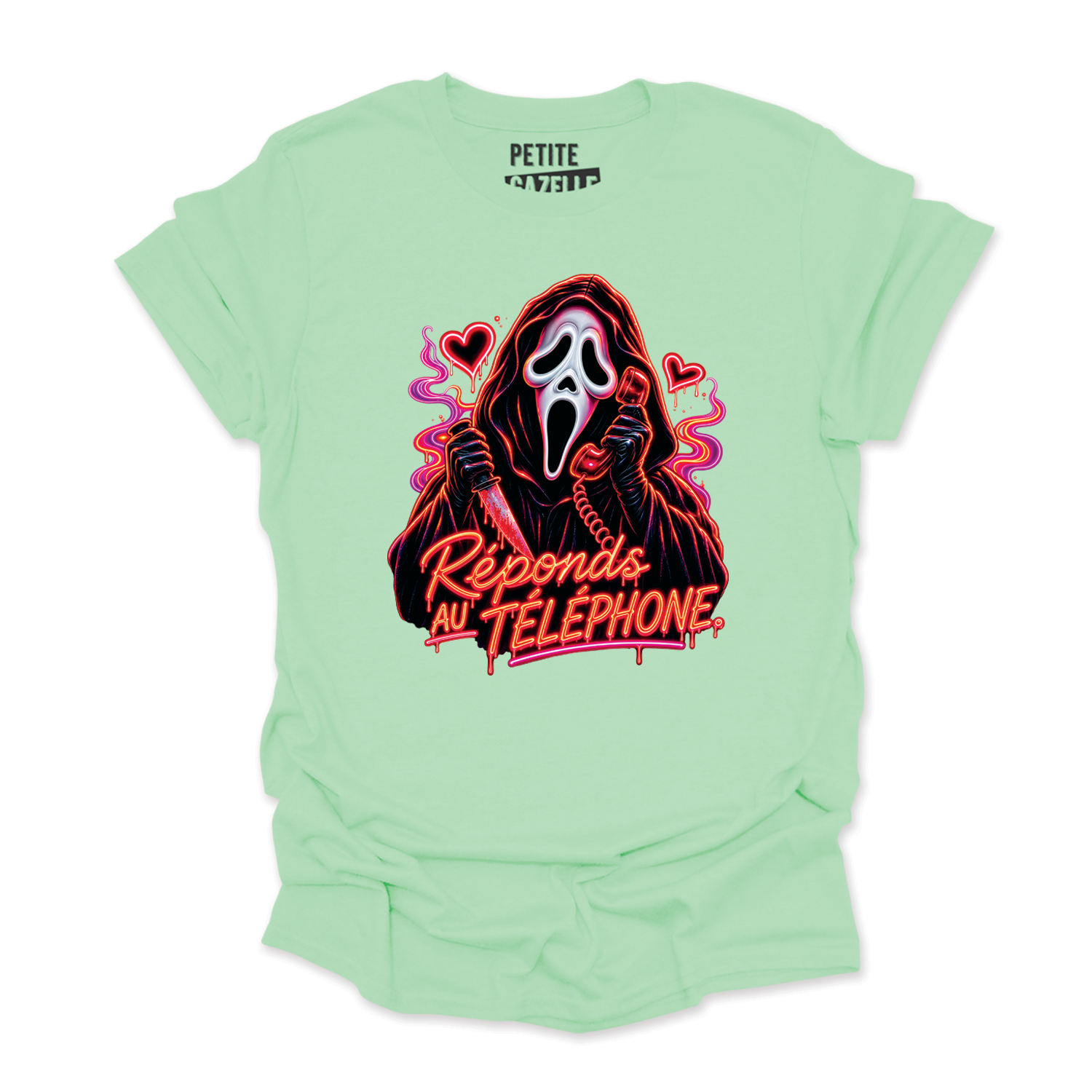 T-SHIRT COL ROND | Réponds au téléphone