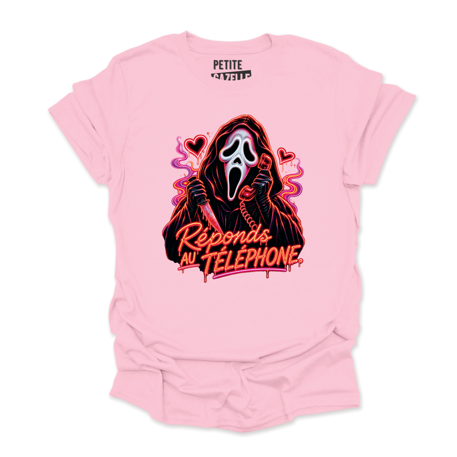 T-SHIRT COL ROND | Réponds au téléphone
