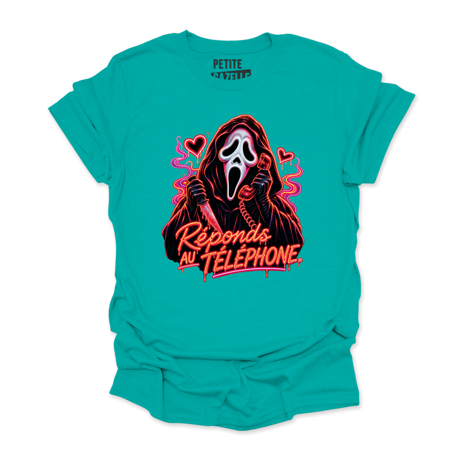 T-SHIRT COL ROND | Réponds au téléphone