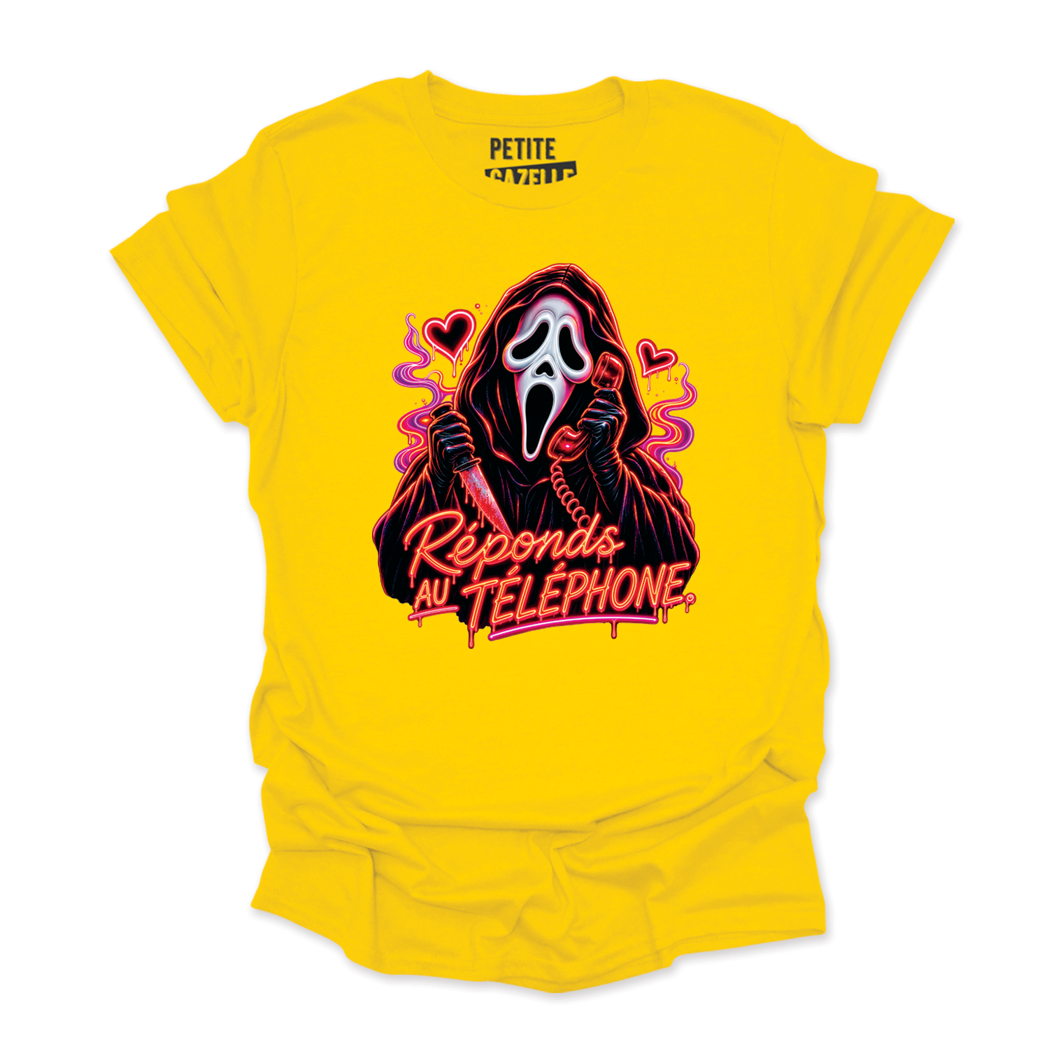 T-SHIRT COL ROND | Réponds au téléphone