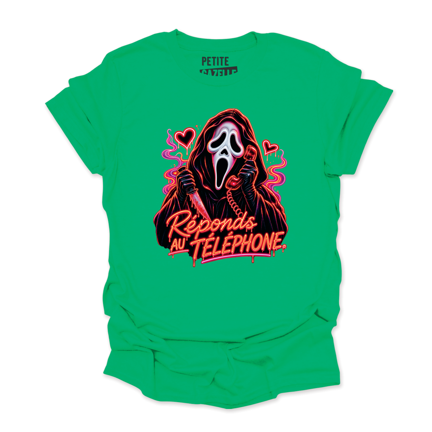 T-SHIRT COL ROND | Réponds au téléphone