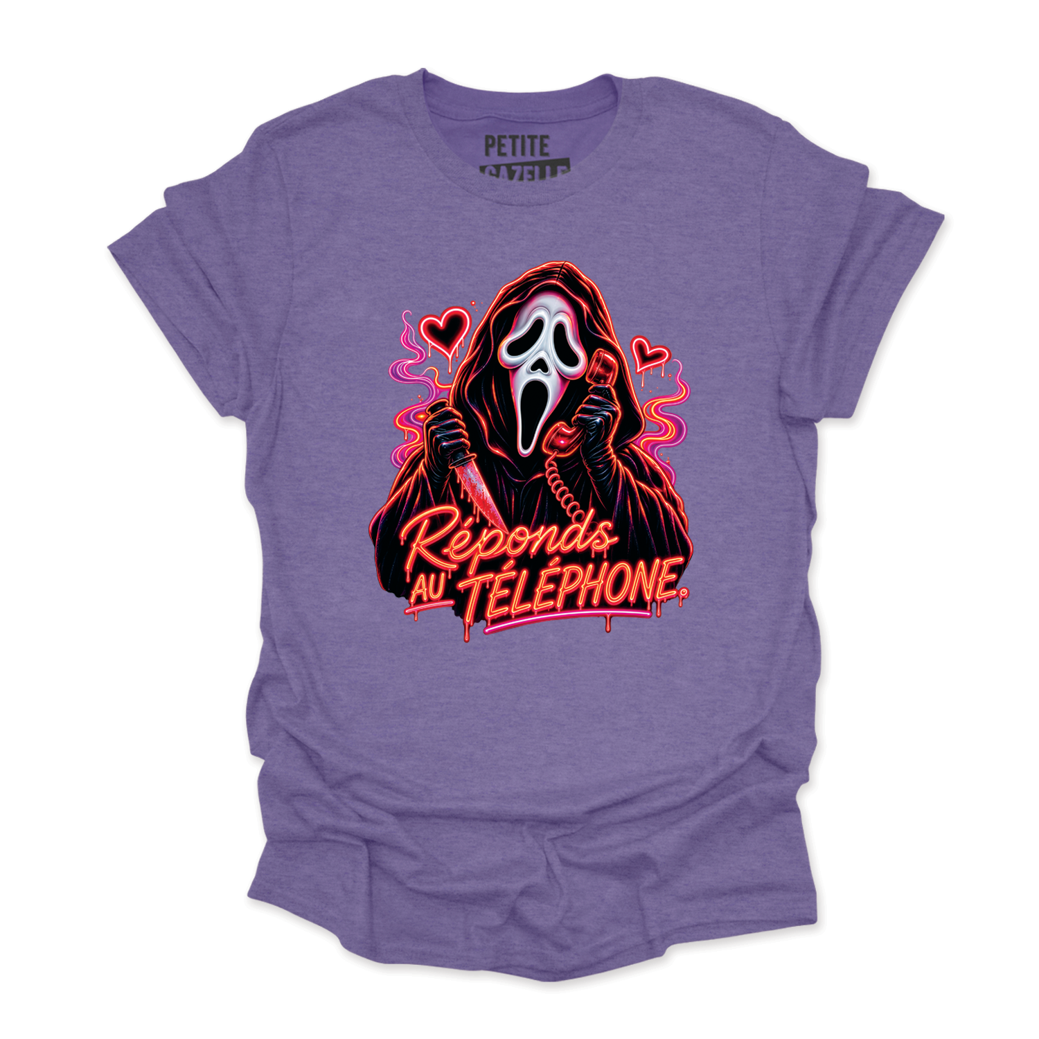 T-SHIRT COL ROND | Réponds au téléphone