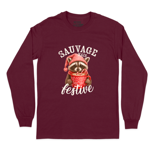T-SHIRT À MANCHES LONGUES | Sauvage mais festive