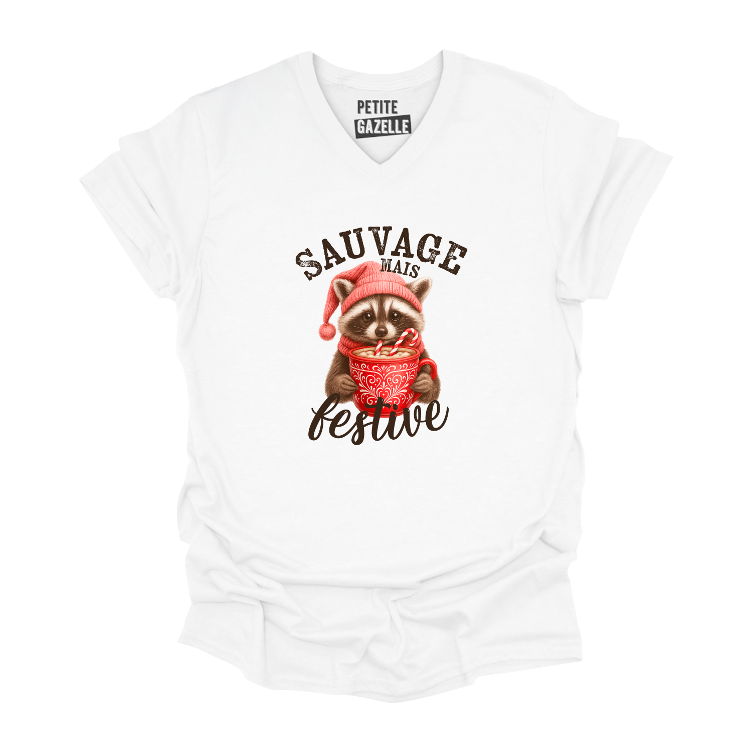 TSHIRT COL en V | Sauvage mais festive